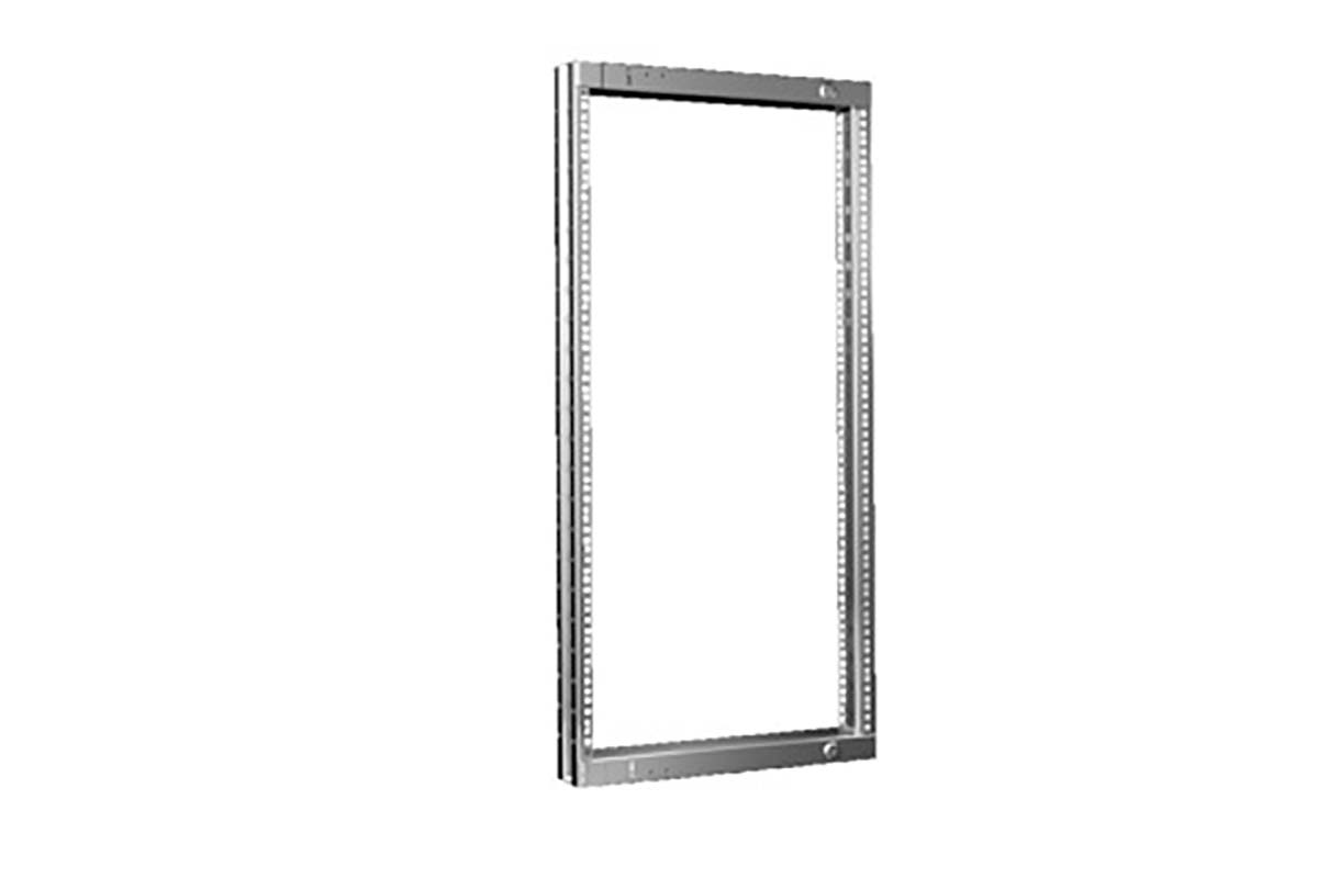 Rittal VX25 Series Grey 22 U Sheet Steel Server Rack , with Swing Frame, 1200 mm Height 600 mm