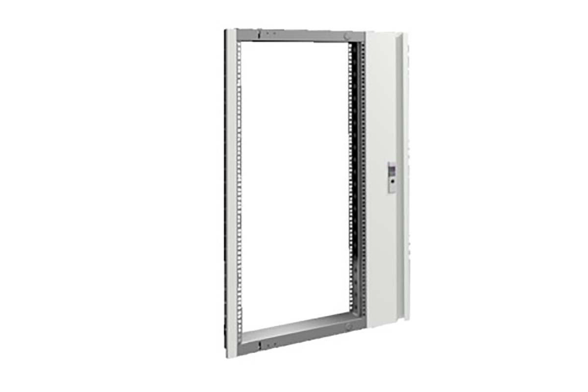 Rittal VX25 Series Grey 22 U Sheet Steel Server Rack , with Swing Frame, 1200 mm Height 600 mm