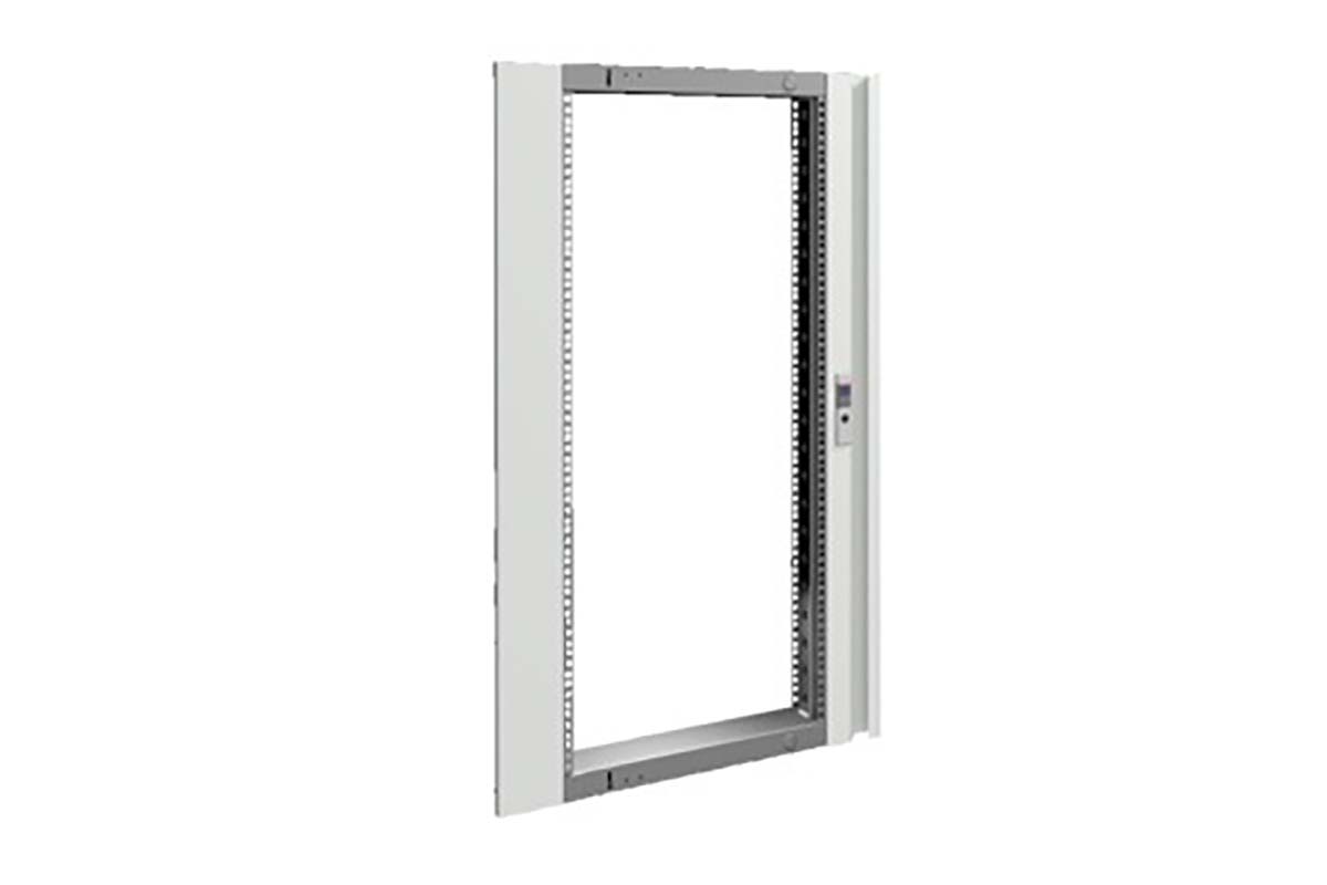 Rittal VX25 Series Grey 22 U Sheet Steel Server Rack , with Swing Frame, 1200 mm Height 800 mm