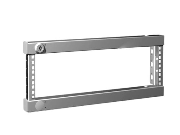 Rittal VX Series Grey 3 U Steel Server Rack , with Swing Frame, 380 mm Height 300 mm