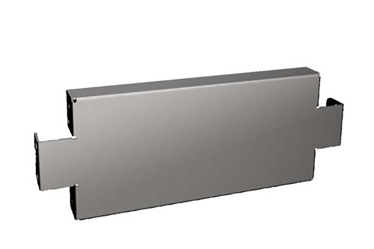 Rittal Grey Steel Base Panel Ventilated 600mm