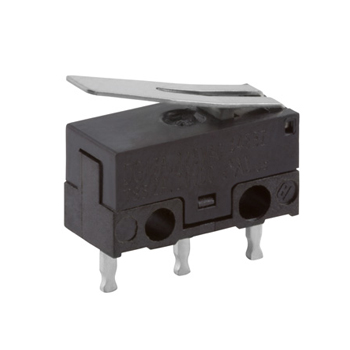 ZF Hinge Lever Micro Switch, PCB Terminal, 3 A @ 125 V ac, SPDT