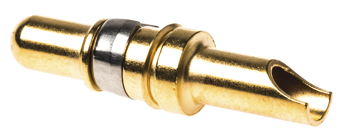 Amphenol Communications Solutions, 8630 Series, size 5 mm Male Solder D-Sub Connector Power Contact, Gold over Nickel