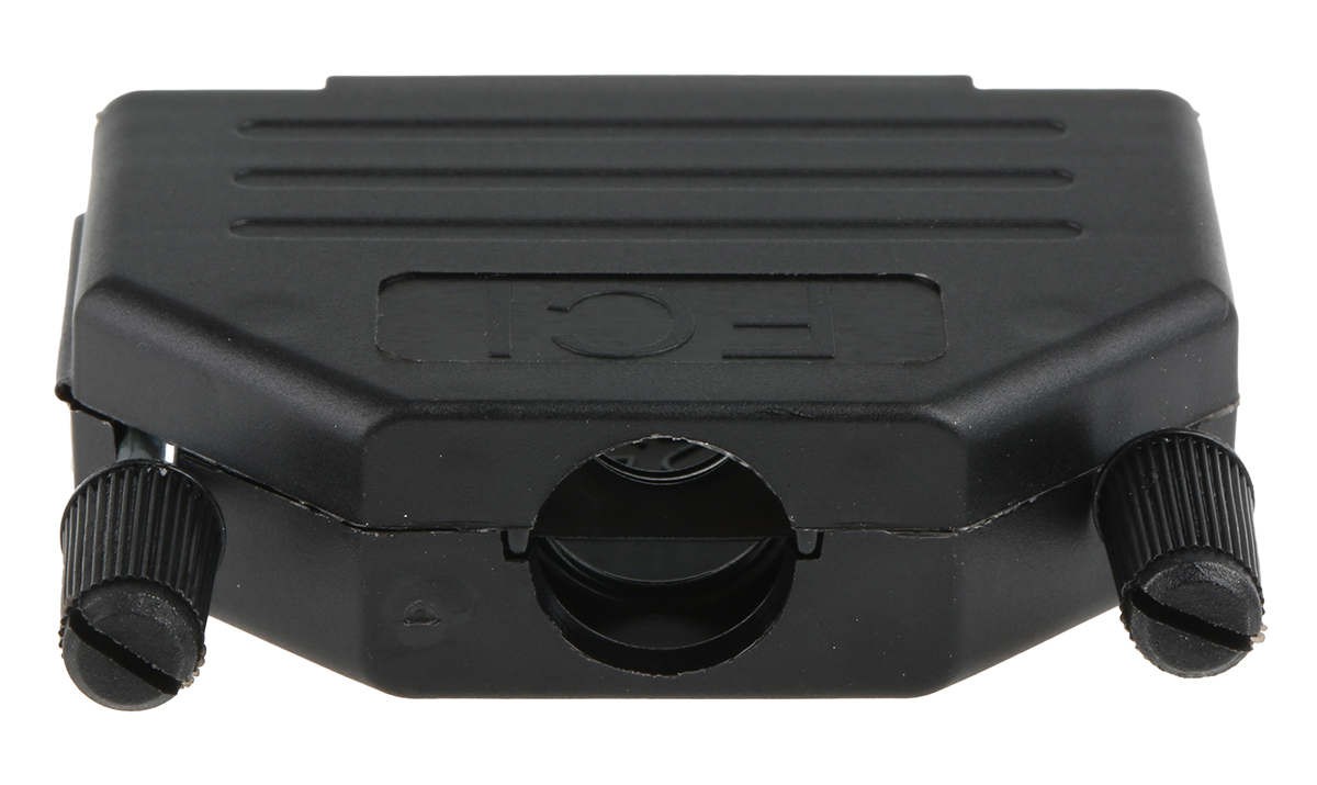 86303639blf Amphenol Communications Solutions BLF Series Plastic Straight D-Sub Backshell, 25 Way Strain Relief