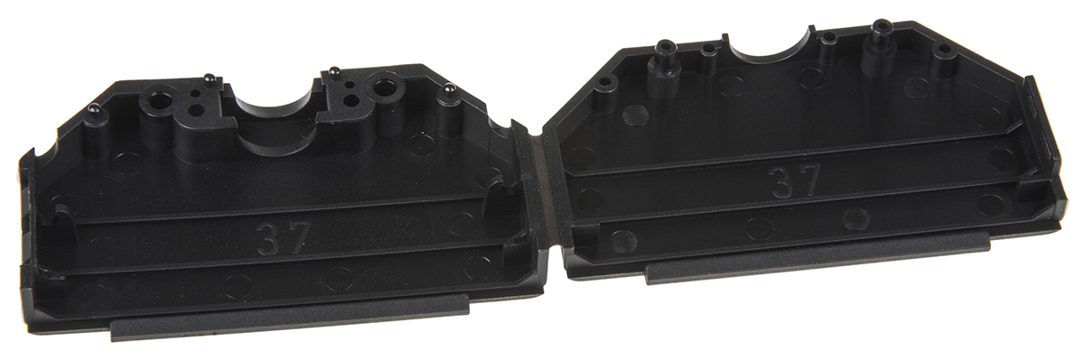 86303640blf Amphenol Communications Solutions BLF Series Nylon Straight D-Sub Backshell, 37 Way Strain Relief
