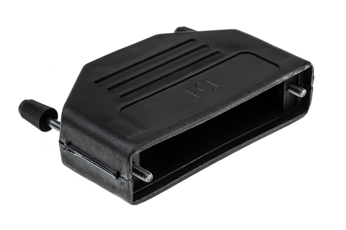 Amphenol Communications Solutions CLF Series Thermoplastic Straight D-Sub Backshell, 50 Way Strain Relief