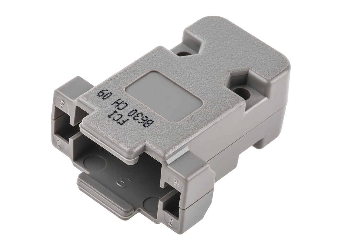 Amphenol Communications Solutions 8630CH Series Thermoplastic Straight D-Sub Backshell, 9 Way