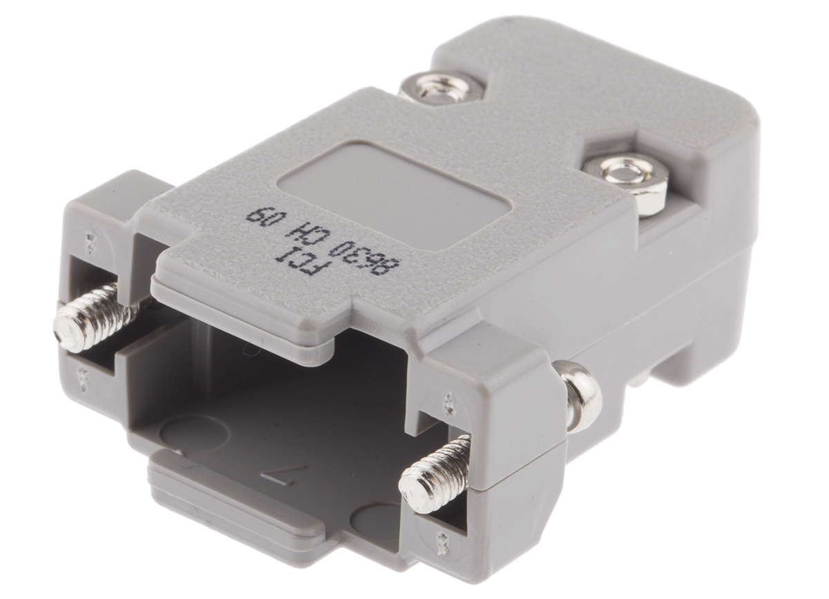Amphenol Communications Solutions 8630CH Series Thermoplastic Straight D-Sub Backshell, 9 Way