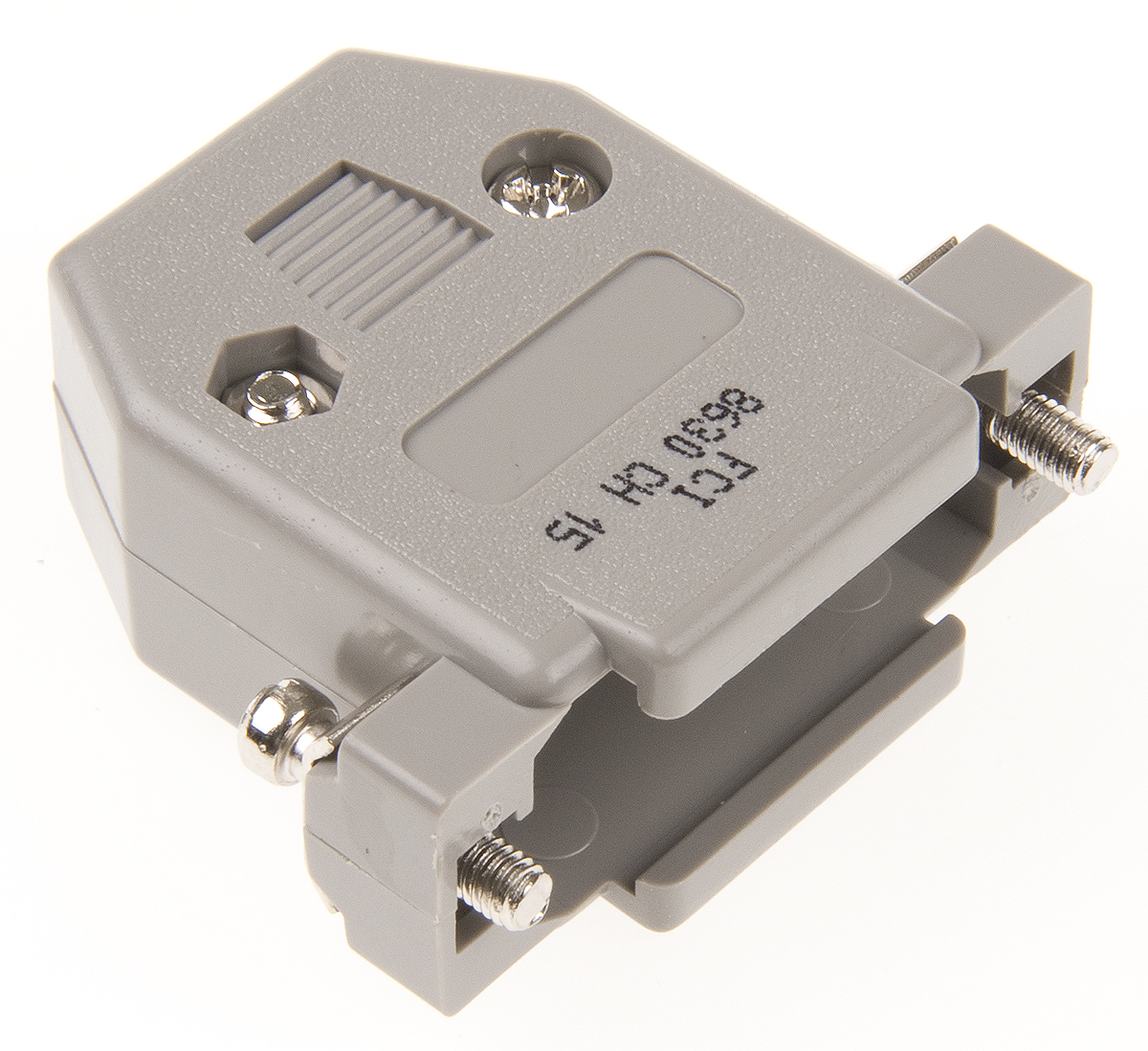 Amphenol Communications Solutions 8630CH Series Thermoplastic Straight D-Sub Backshell, 15 Way