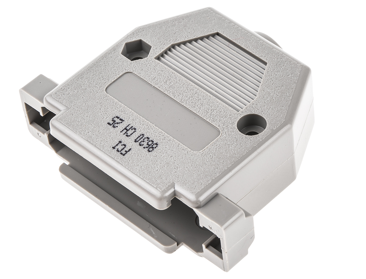 8630ch25m3lf Amphenol Communications Solutions 8630CH Series Thermoplastic Straight D-Sub Backshell, 25 Way