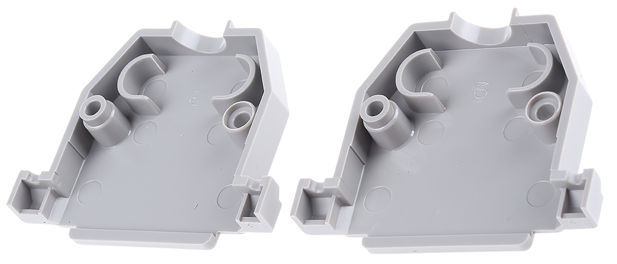 8630ch25unclf Amphenol Communications Solutions 8630CH Series Thermoplastic Straight D-Sub Backshell, 25 Way