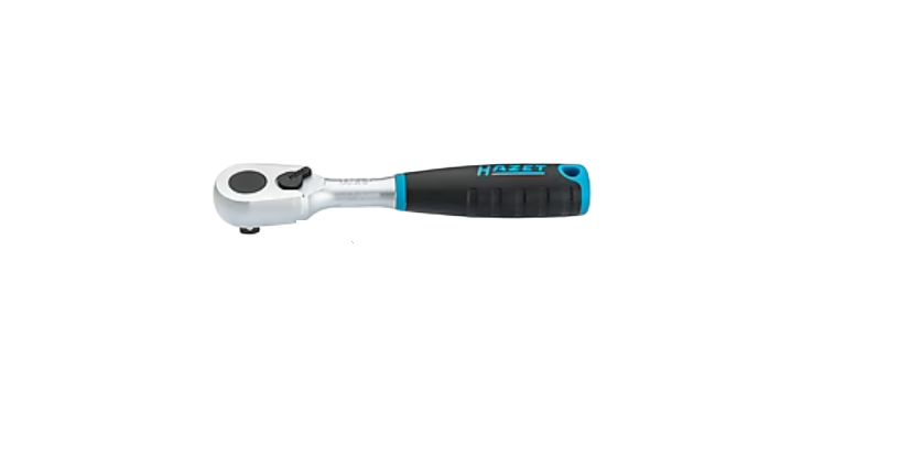 HAZET 1/4 in Socket Wrench with Ergonomic Handle, 116mm Overall