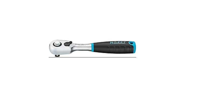 HAZET 863HPS 1/4 in Reversible Ratchet with Dual Component Handle, 116 mm Overall