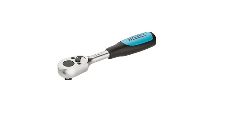 HAZET 1/4 in Socket Wrench with Ergonomic Handle, 115mm Overall