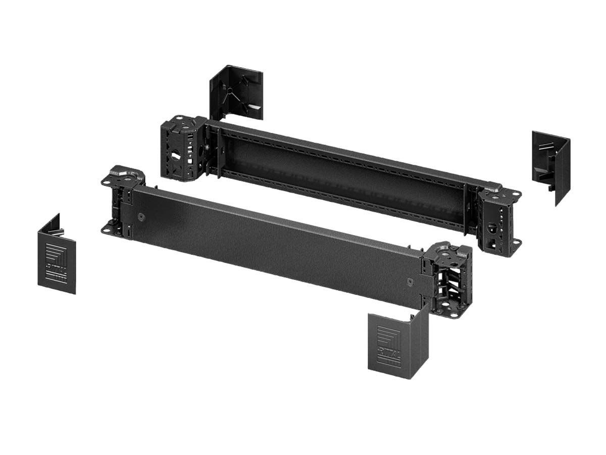 Rittal Black Steel Rack Panel, 20 HP 1600mm