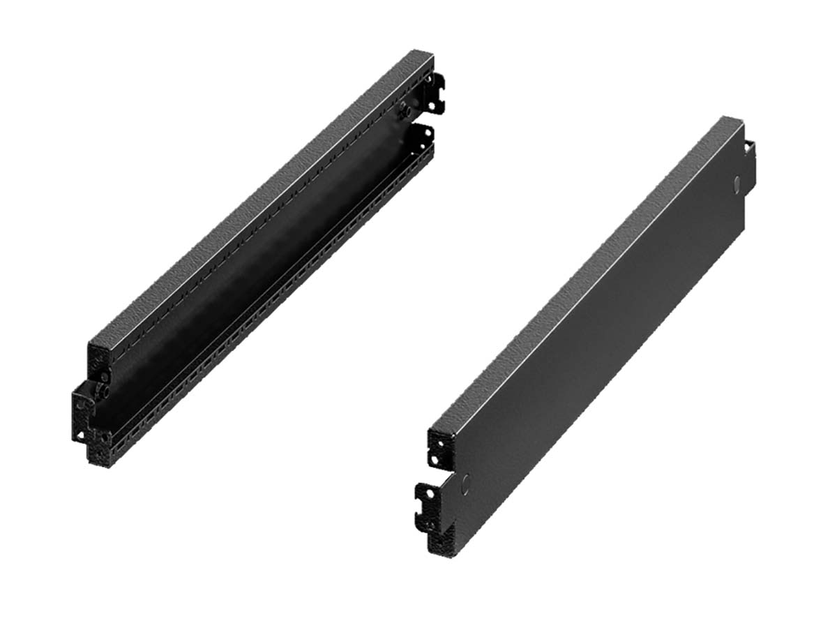 Rittal Black Steel Side, 20 HP 100mm
