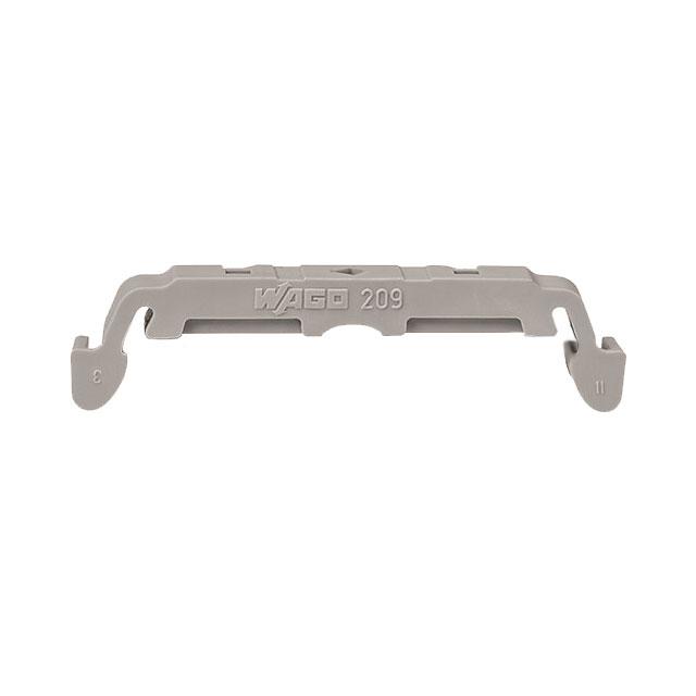 WAGO Connector Mounting Foot, Gray, DIN Rail Terminal Blocks