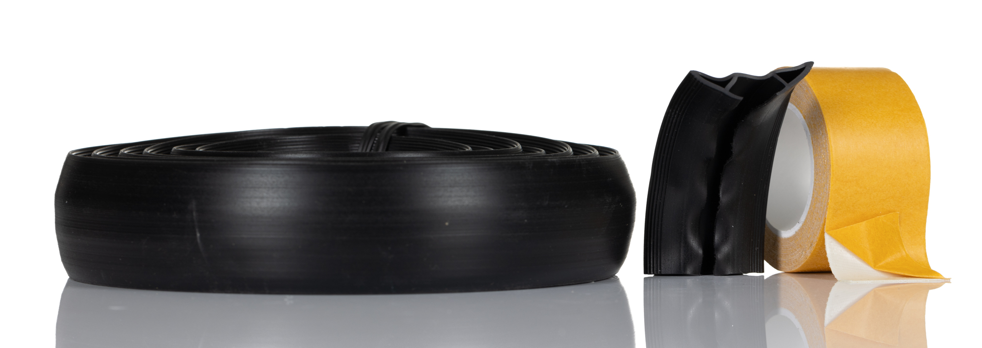 RS PRO 1.83 m Black Cable Cover in Polyvinyl Chloride, 7.4 mm ID