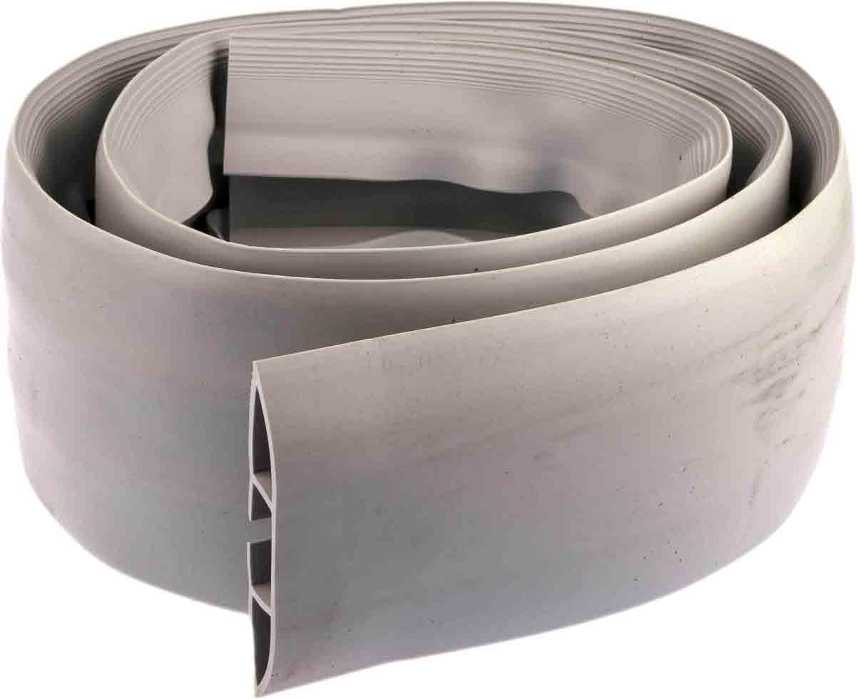 865-9546 RS PRO 1.83 m Grey Cable Cover in Polyvinyl Chloride, 29.4 mm ID