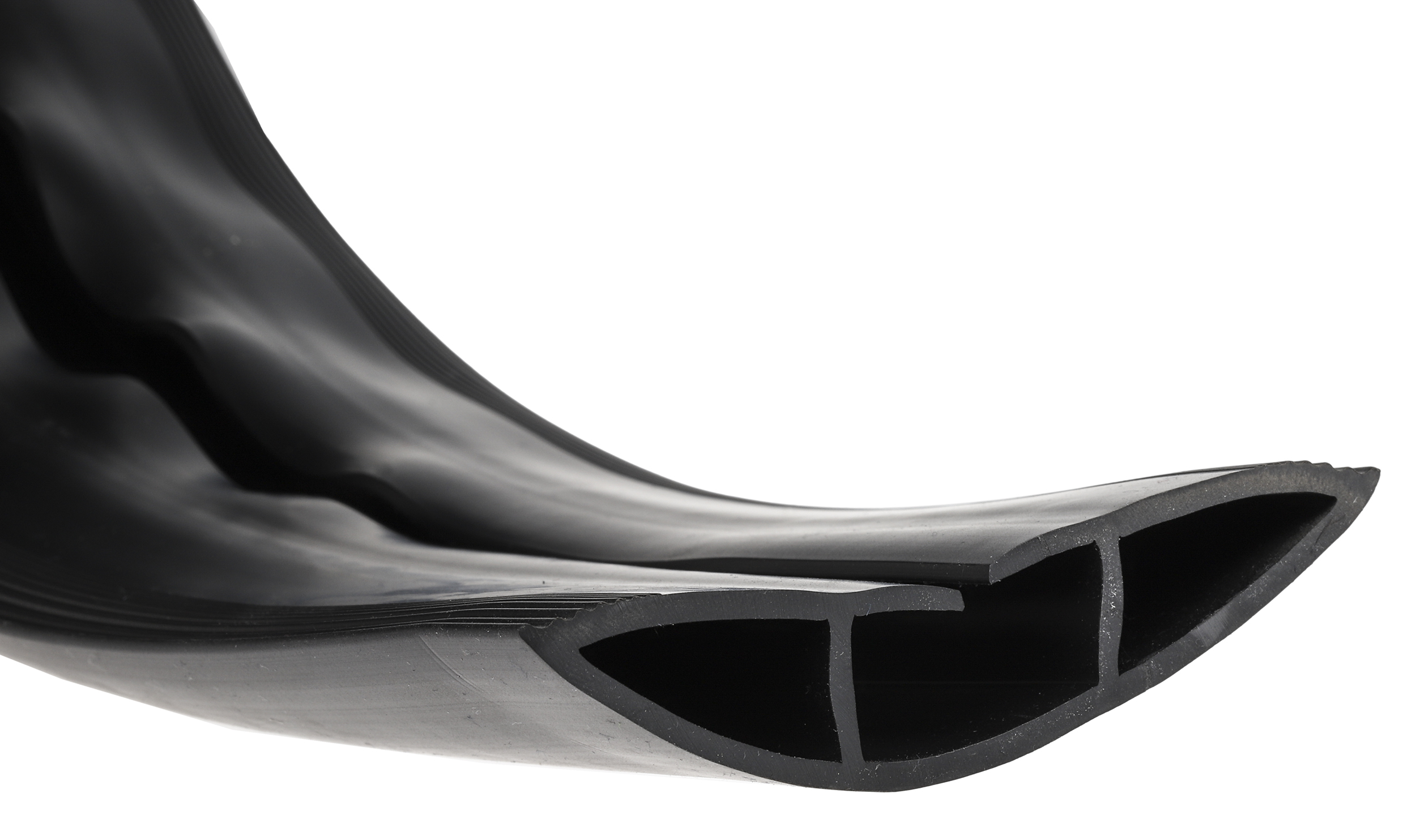 865-9552 RS PRO 1.83 m Black Cable Cover in Polyvinyl Chloride, 29.4 mm ID