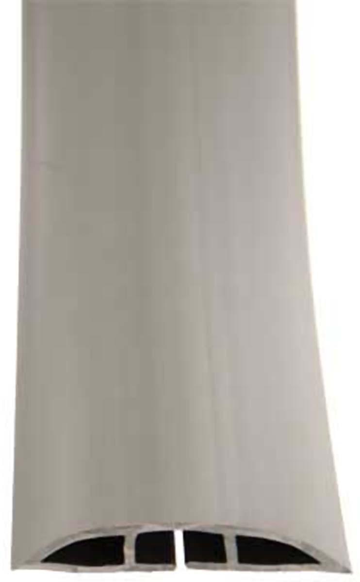 RS PRO 1 m Grey Cable Cover in Polyvinyl Chloride, 7.4 mm ID