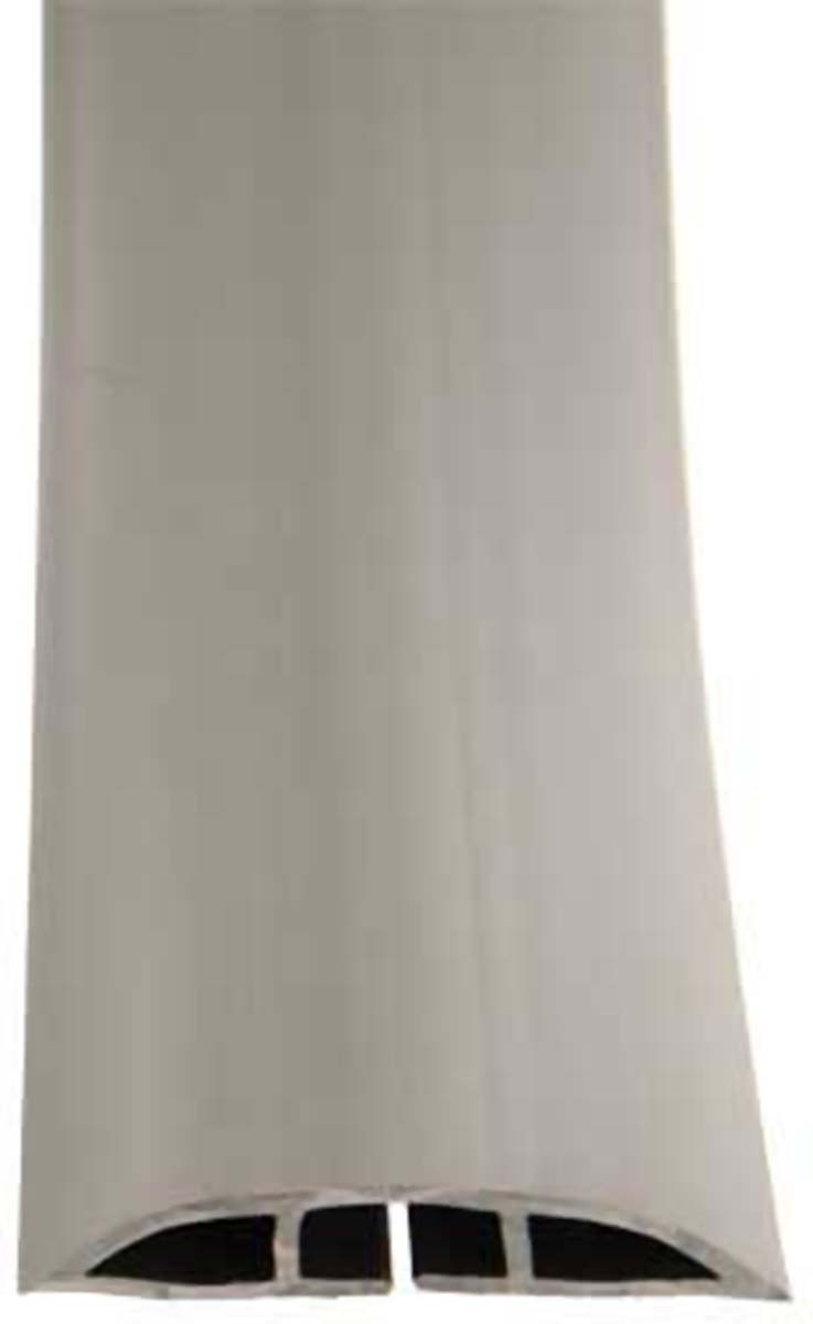RS PRO 1 m Grey Cable Cover in Polyvinyl Chloride, 22 mm ID