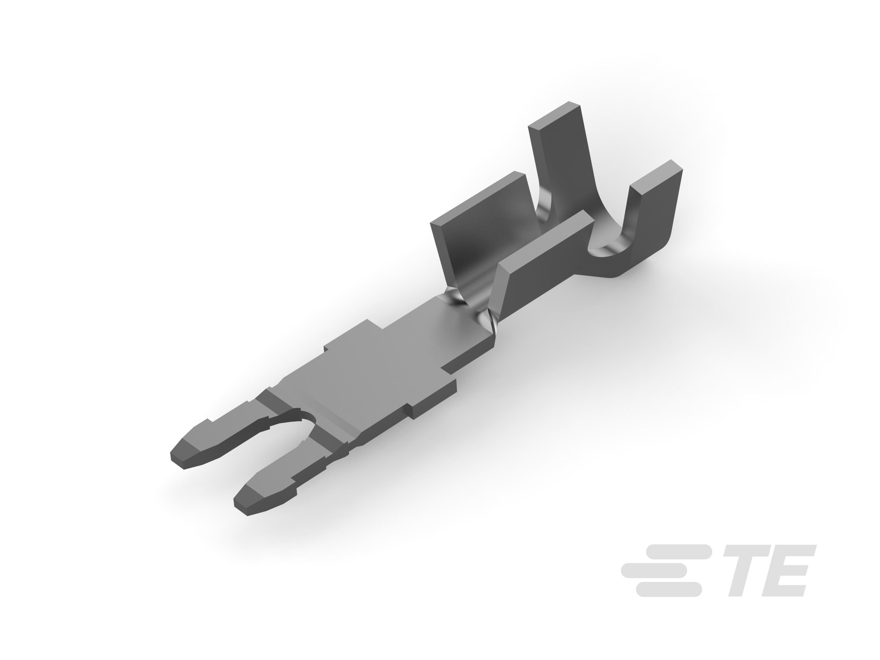 TE Connectivity MAG-MATE Uninsulated Crimp Ring Terminal, 22AWG to 18AWG, Grey