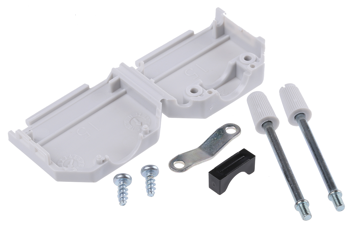 86553330blf Amphenol Communications Solutions BLF Series Nylon Straight D-Sub Backshell, 15 Way Strain Relief