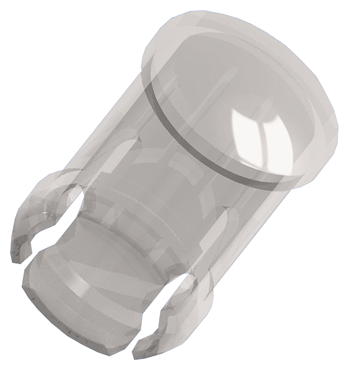 Keystone for use with Through-Hole LEDs Transparent 3 mm