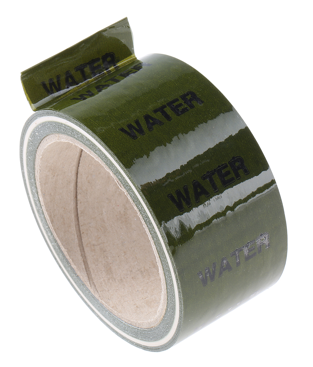 RS PRO Green Polypropylene, Vinyl Pipe Marking Tape, text Water, Dim. W 50mm x L 33 m