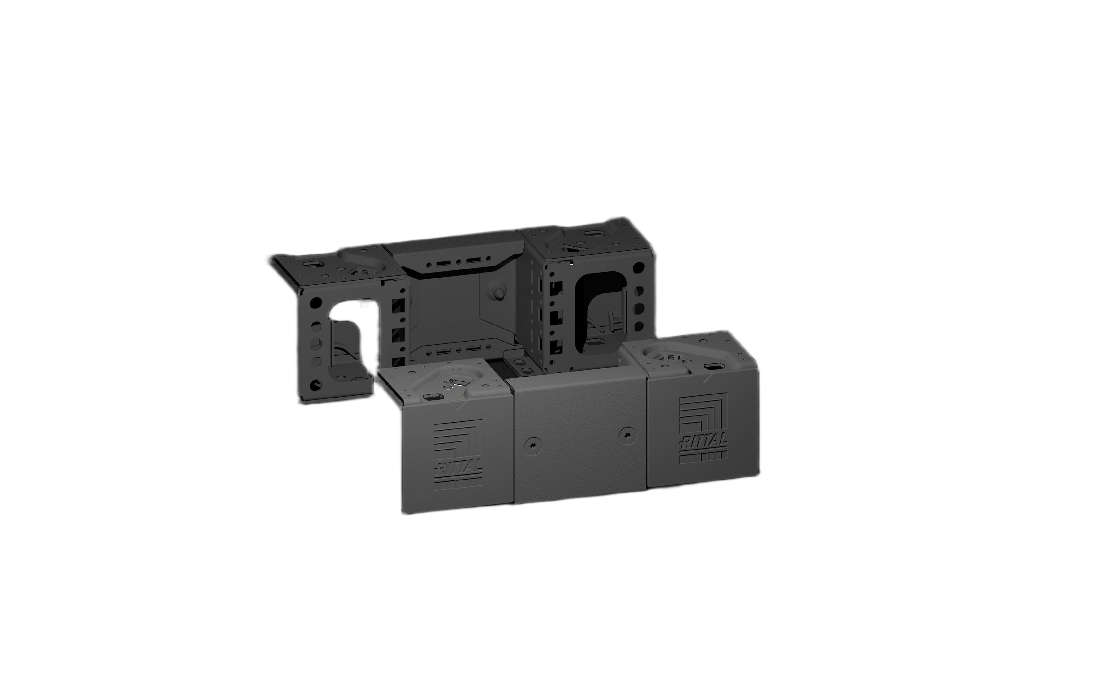 Rittal 300 mm Base/Plinth Corner Piece 100 mm for use with Front and Rear