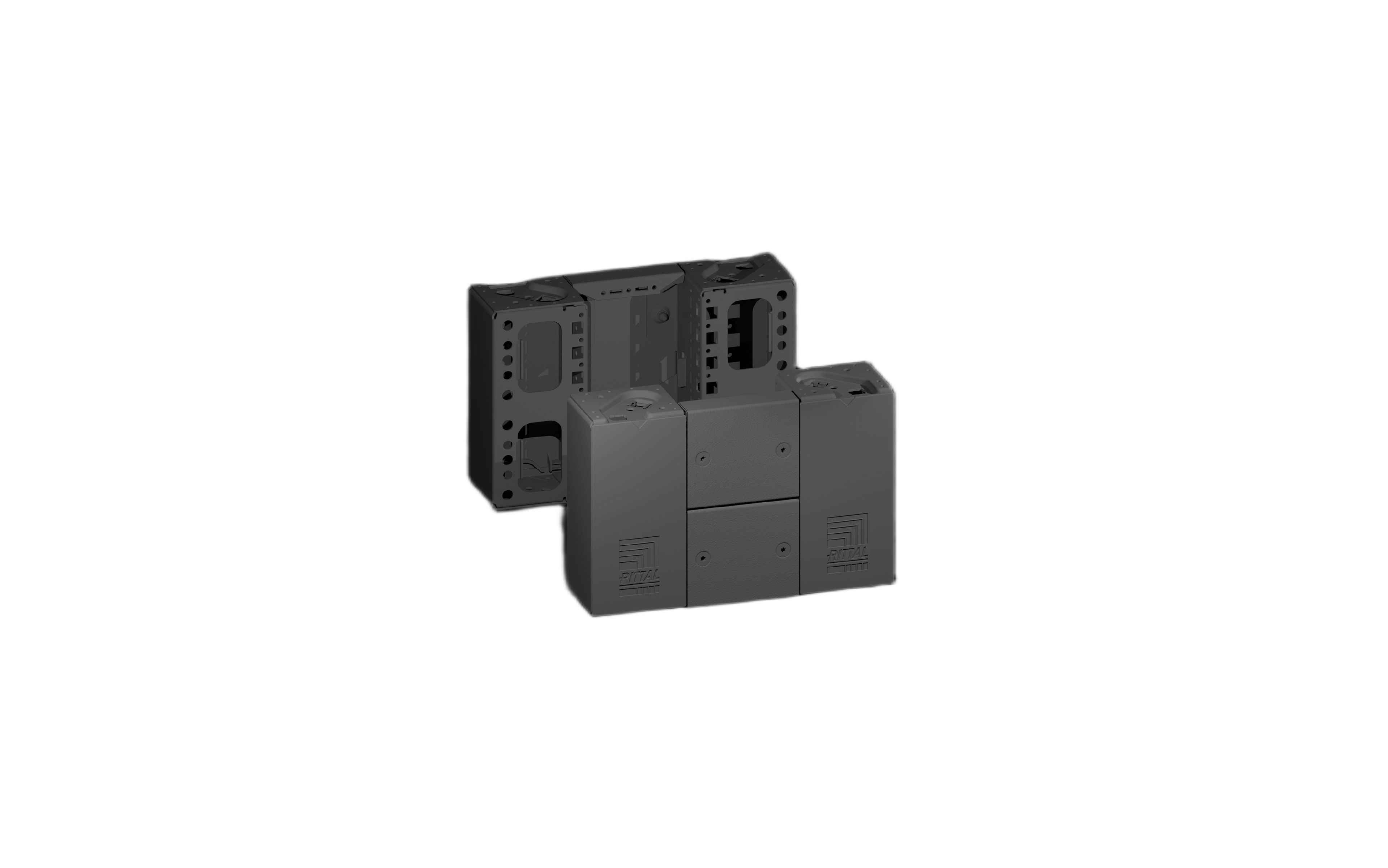 Rittal 300 mm Base/Plinth Corner Piece 200 mm for use with Front and Rear