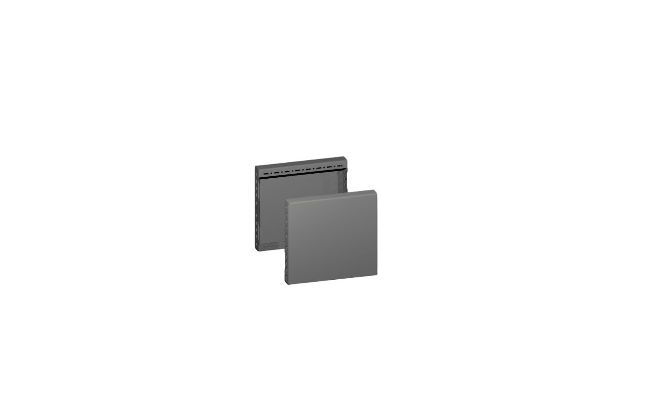 Rittal Front Trim Kit Base/Plinth Trim Panel for Use with VX Base/Plinth System