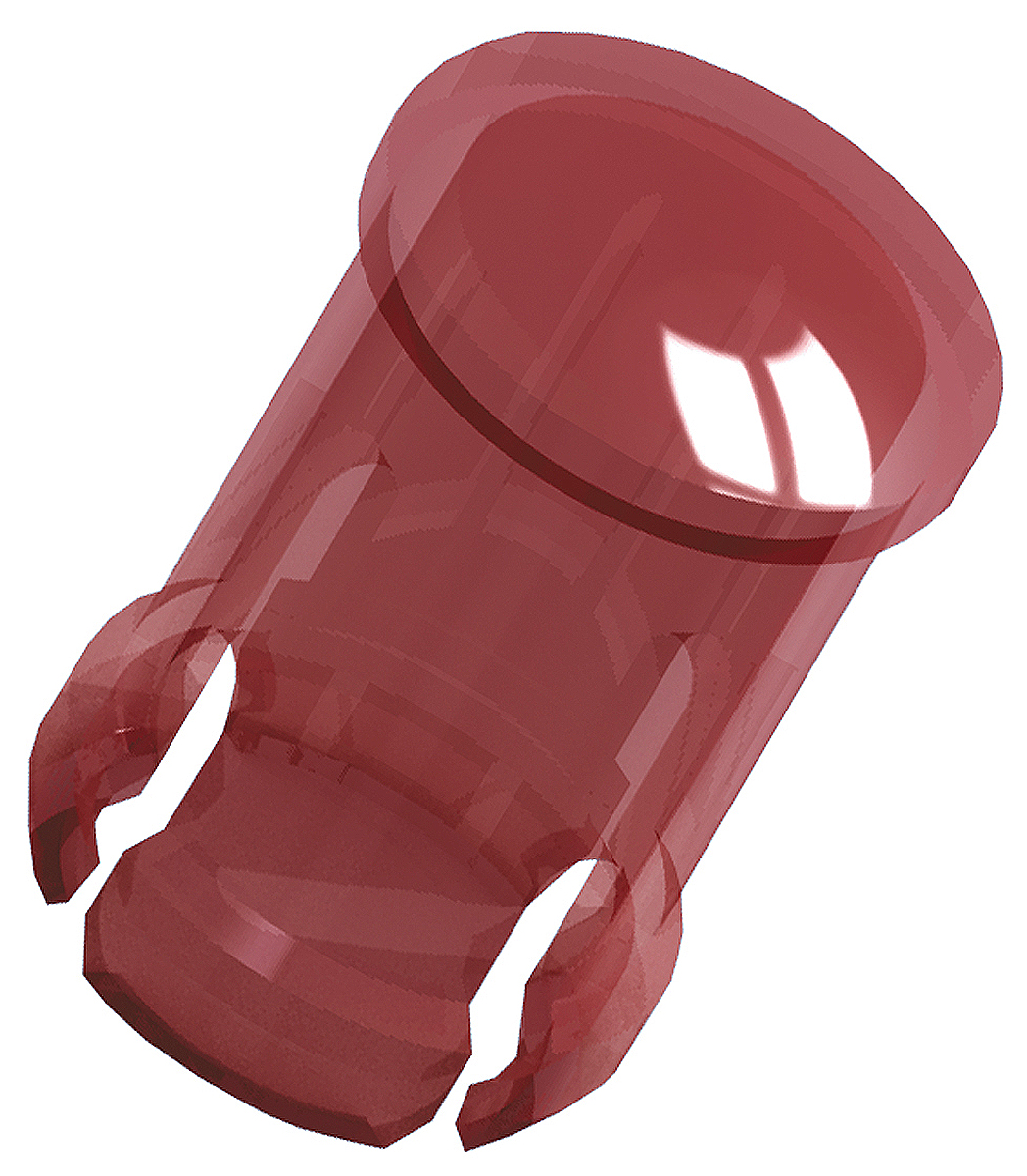 Keystone for use with Through-Hole LEDs Red 5 mm