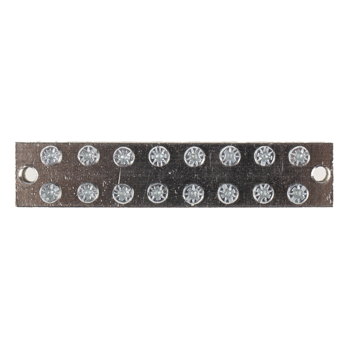 867-1007 RS PRO 8-Way CE (BS EN 60998) Earth Block, 16AWG Wire, Screw, Brass Housing