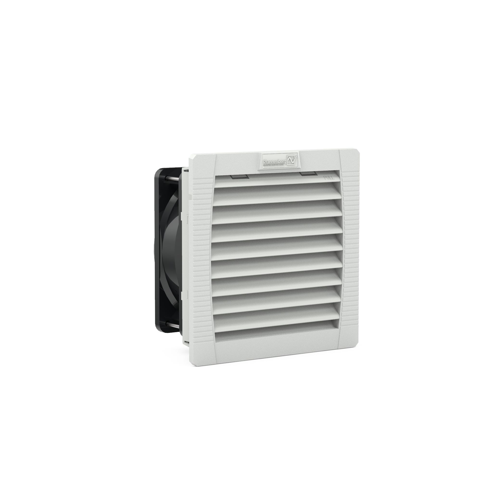Pfannenberg 11622151055 Series Filter Fan, 230 V ac, ac Operation, 50m³/h Filtered, 70m³/h Unimpeded, IP54, 145 x 145 x