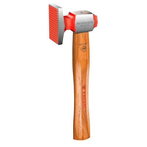 Facom Flat Dresser with Hickory Wood Handle, 310 g
