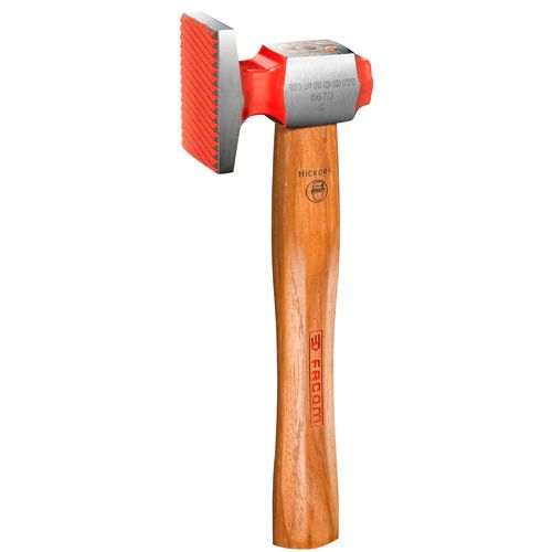 Facom Flat Dresser with Hickory Wood Handle, 310 g