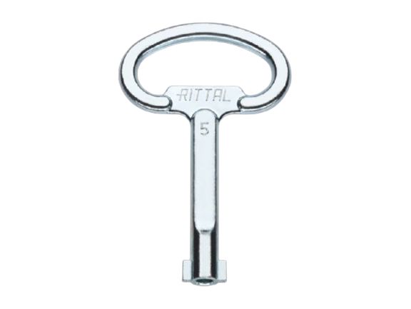 2531000 Rittal Double Bit Key with No 5 barrel For Use With Double-bit Key Lock no. 5