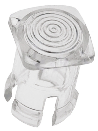 Keystone for use with Through-Hole LEDs Transparent 5 mm