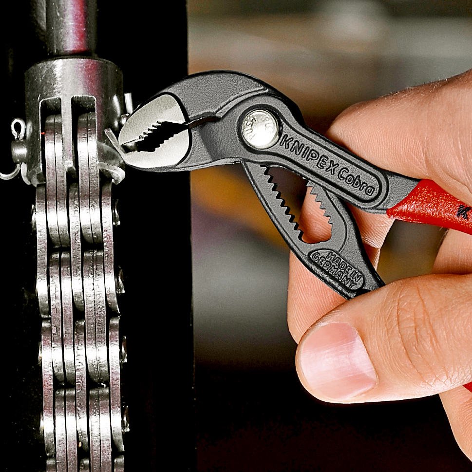 87-01-125 Knipex Cobra® 1-Piece Water Pump Plier, 125 mm Overall, 27mm Jaw