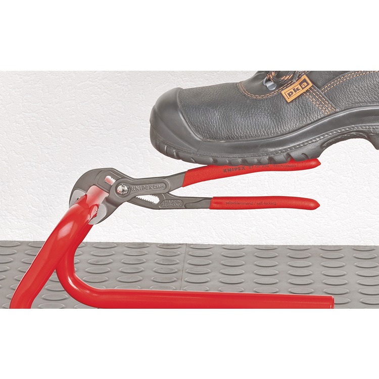 87-01-250 Knipex Cobra® 1-Piece Hightech Water Pump Pliers, 249 mm Overall, 1.38m Jaw