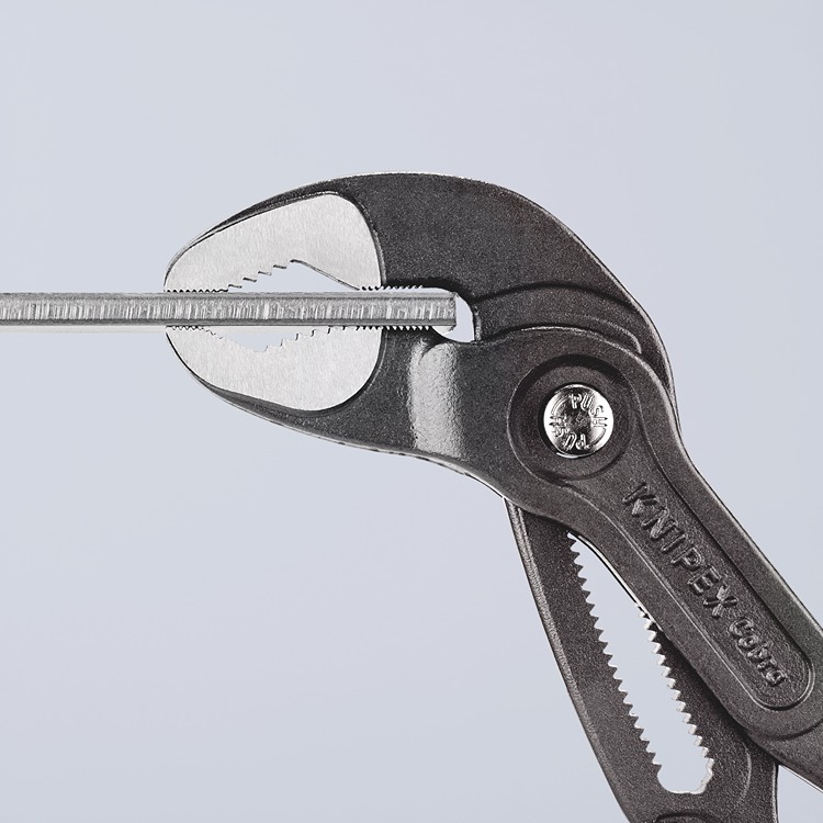 87-01-300 Knipex Cobra® 1-Piece Hightech Water Pump Pliers, 300 mm Overall, 0.42in Jaw