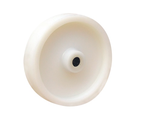 Guitel Hervieu Polypropylene, One Piece White Trolley Wheel, 150 kg