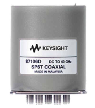 Keysight Technologies RF Switch, SMA Female Connector SP6T, 20 GHz Max, 70 dB Isolation, 15 ms, 50Ω Output