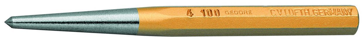 Gedore 1-Piece Punch, Centre Punch, 12mm Shank, 120 mm Overall