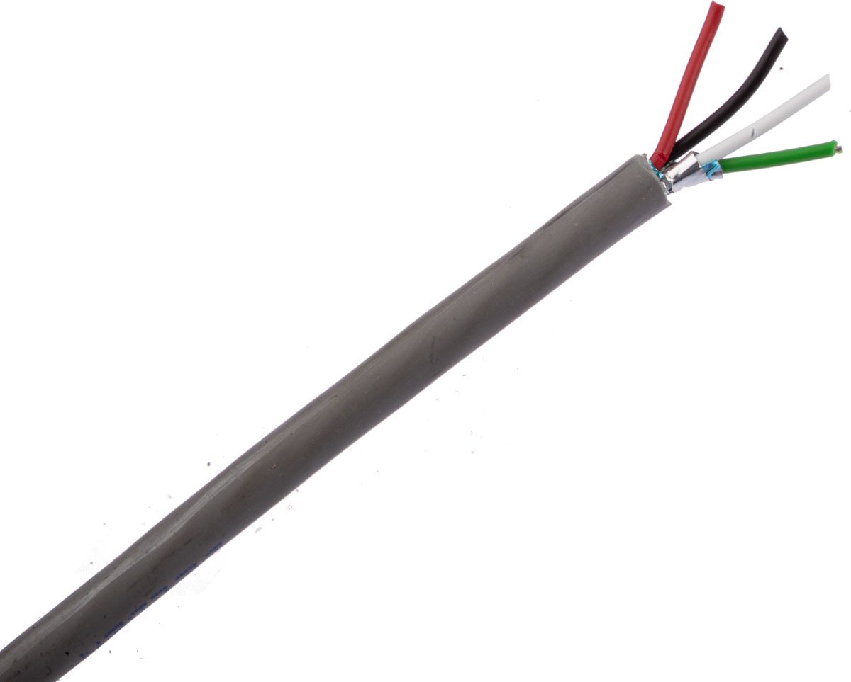 Belden 8723NH Series Multipair Industrial Cable, 2 Pairs, 0.33 mm², 304 m, Silver Sheath Low Smoke Zero Halogen
