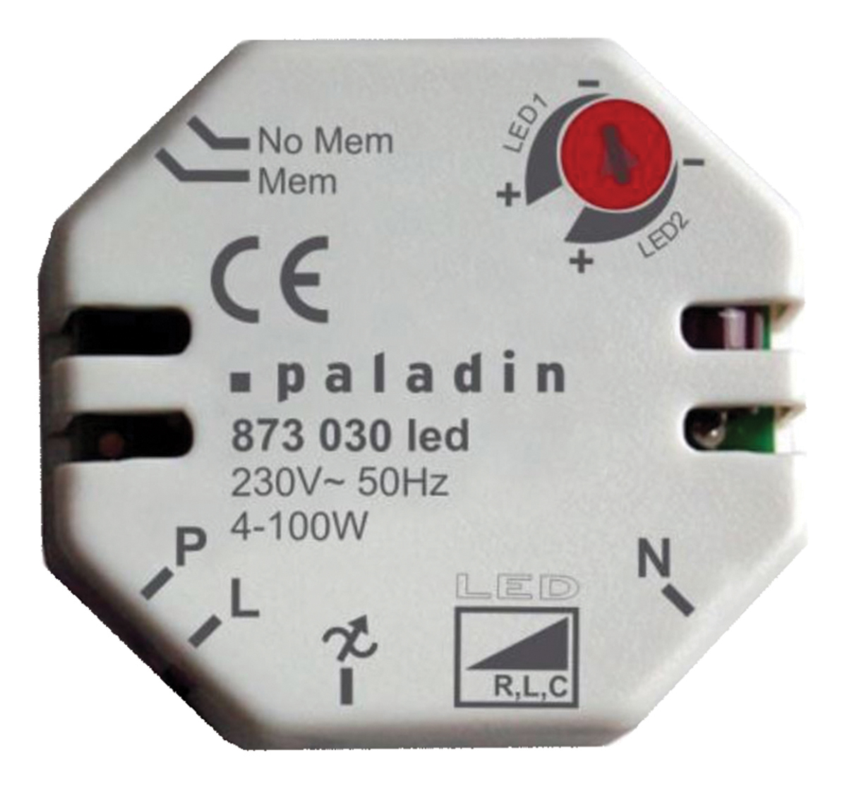 Muller 1 Way 1 Gang Dimmer Switch 6A, 230V, 100 W