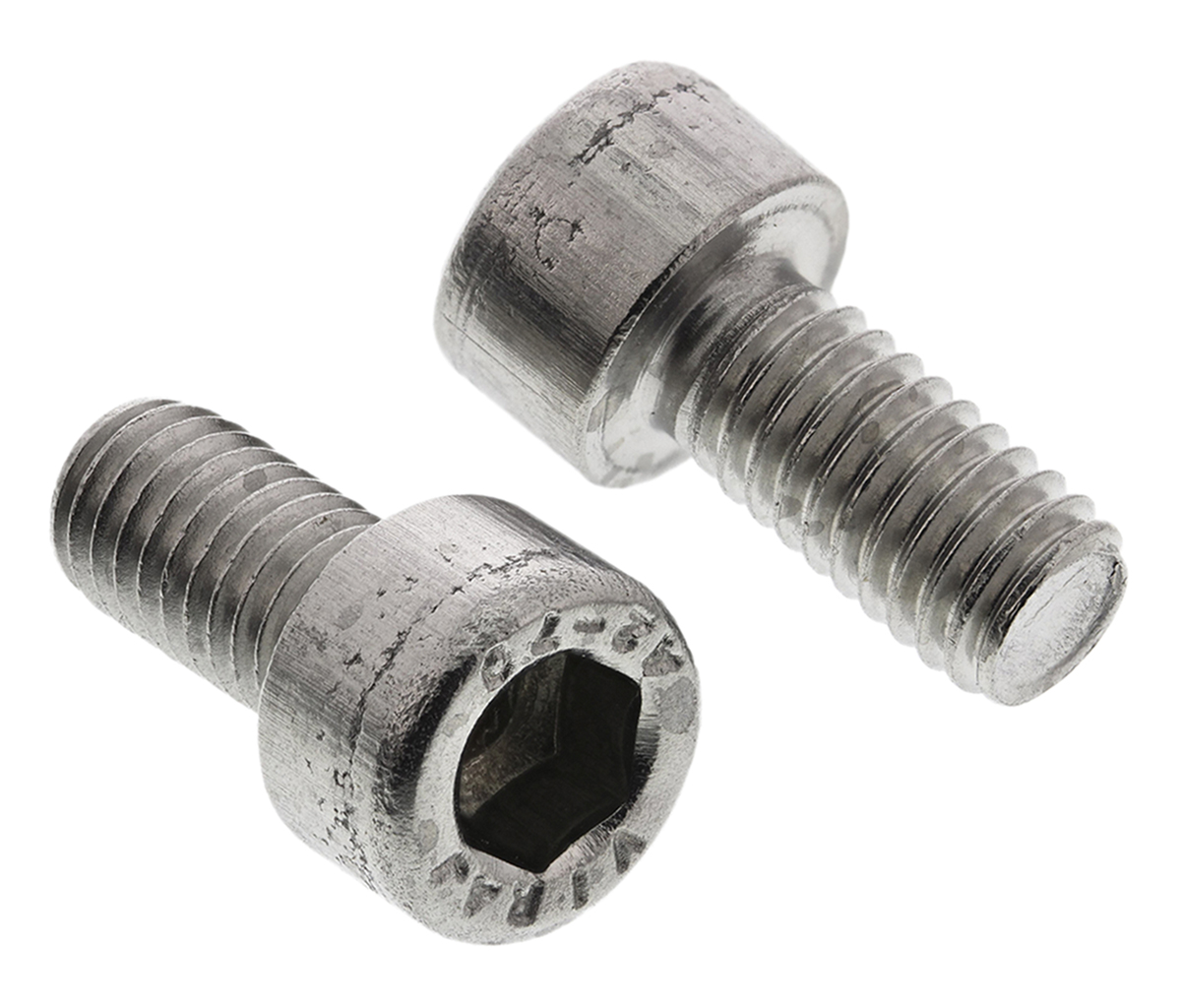RS PRO Plain Stainless Steel Hex Socket Cap Screw, Hex, M6 x 12 mm