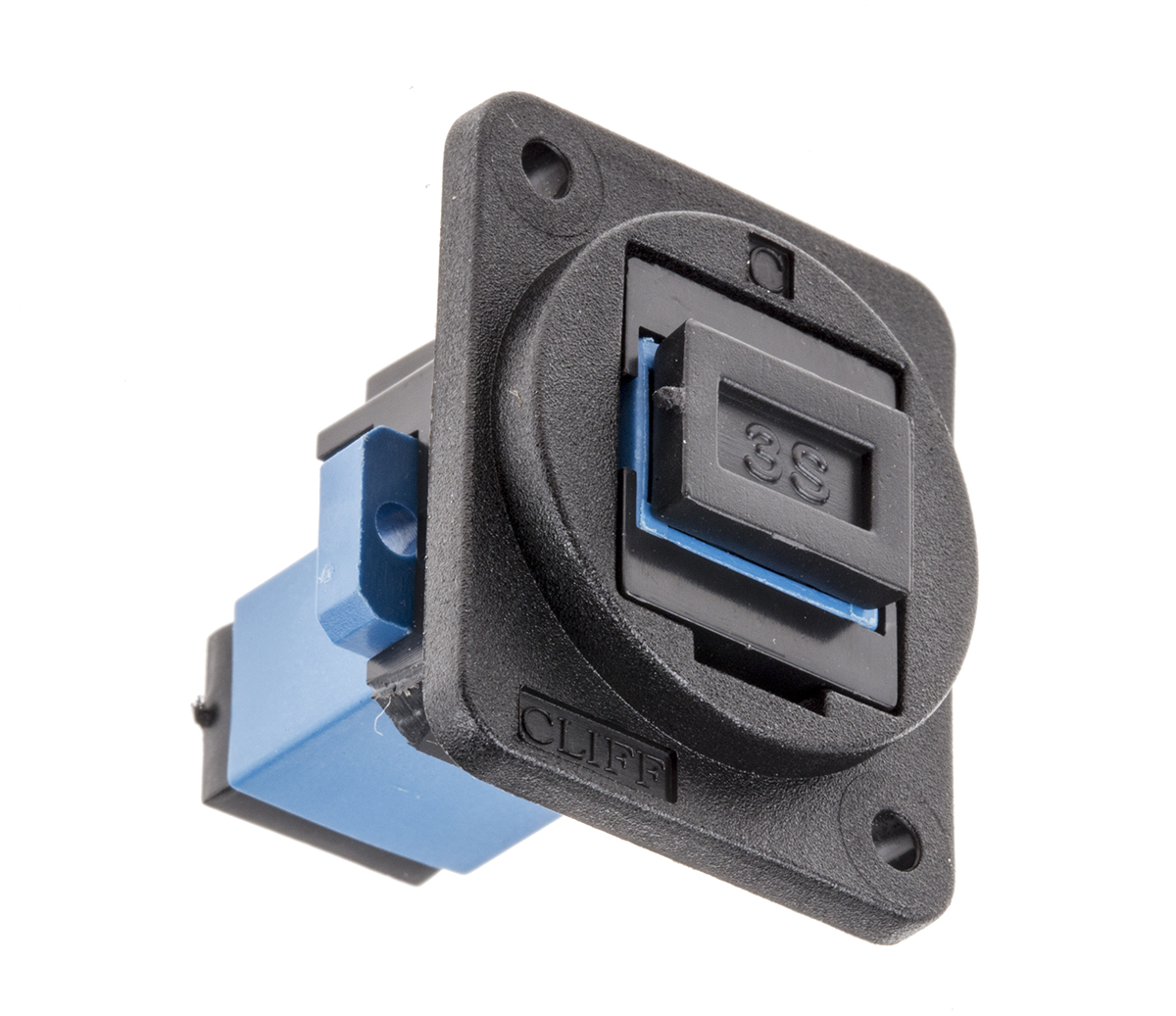 RS PRO Single Mode Simplex Fibre Optic Adapter